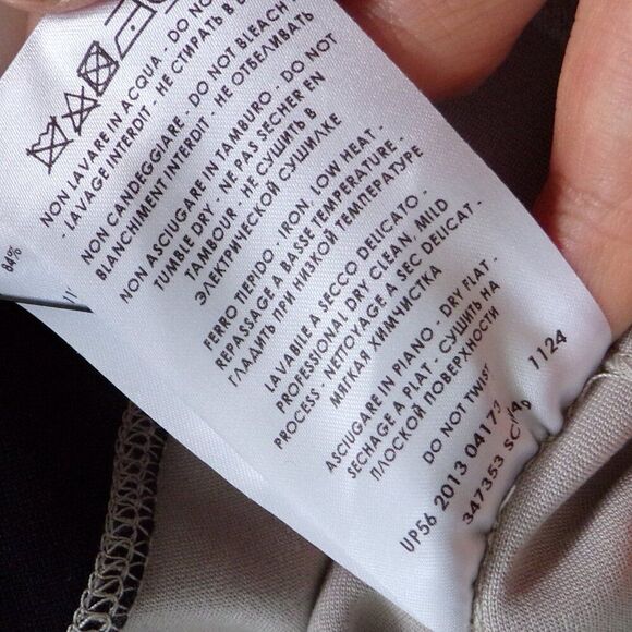 Slimming Stella Mccartney  colorblock bodycon Cocktail Party dress M - Picture 10 of 11